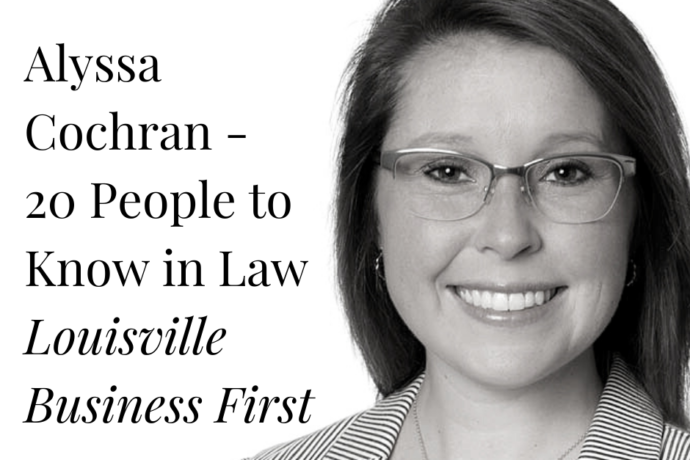 Alyssa Cochran Named to 20 People to Know in Law