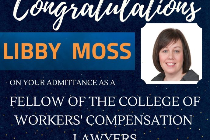 Libby Moss, Senior Partner, Admitted As Fellow Of The College Of Workers’ Compensation Lawyers