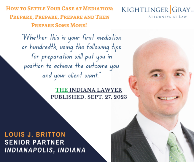 Indiana Lawyer - Kightlinger and Gray LLP