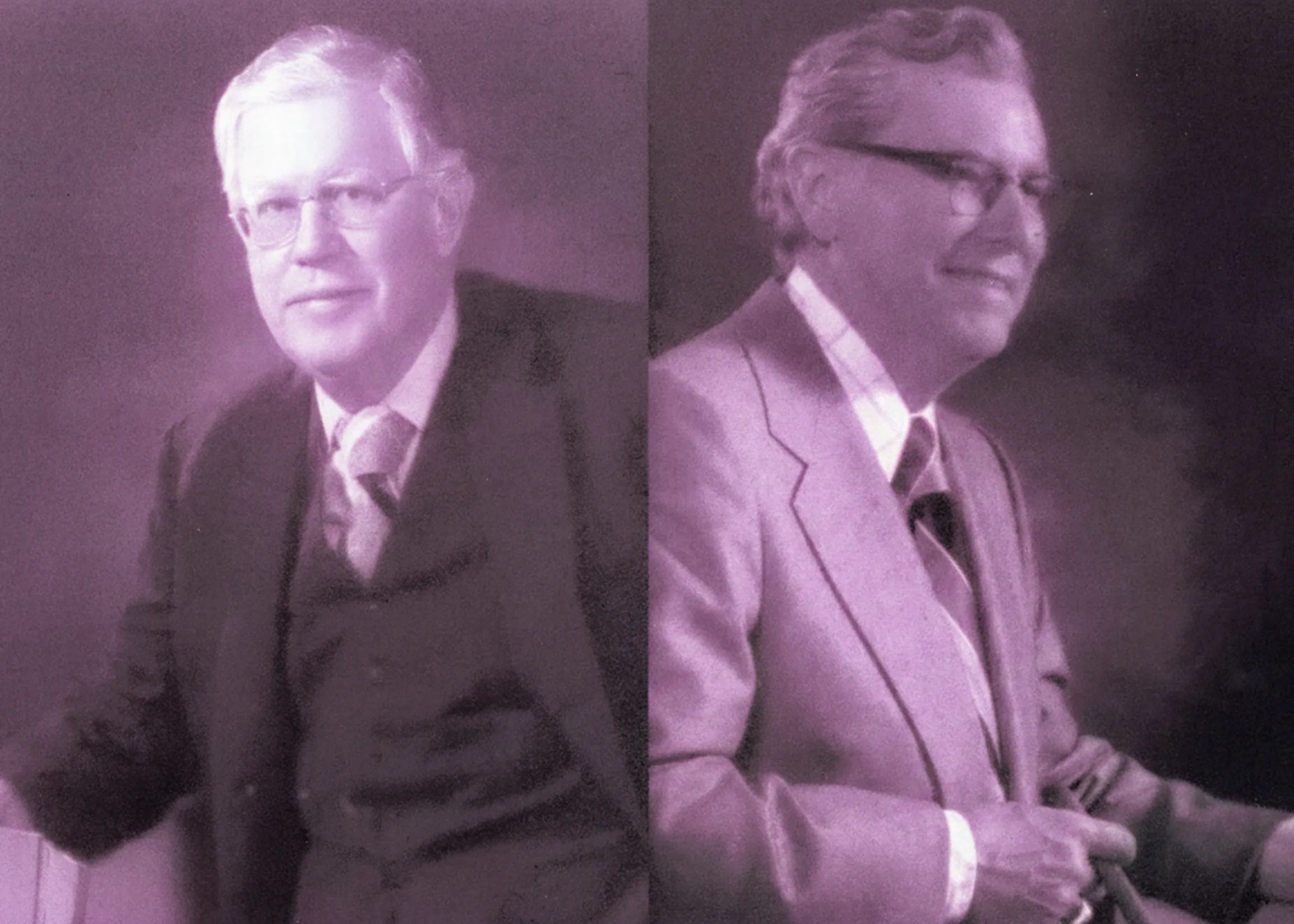 1946 Firm founders Erle A. Kightlinger and Mark W. Gray